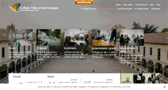 Desktop Screenshot of collegiovilloresi.it
